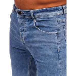 กางเกงยีนส์ขาสั้นสำหรับผู้ชายซักกลางเอวสูงผ้าฝ้าย100% น้ำหนักเบาระบายอากาศสไตล์ลำลองตามสั่ง - Product Image 2