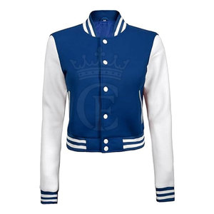 Chaqueta de Letterman corta de material duradero, chaqueta de Letterman corta cómoda, chaqueta de Letterman corta para invierno - Product Image 4