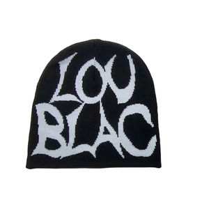 Bonnet d'hiver unisexe en jacquard de haute qualité, en coton, avec logo personnalisé imprimé, pour le sport et le ski, protection thermique, bonnet tricoté pour l'hiver - Product Image 3