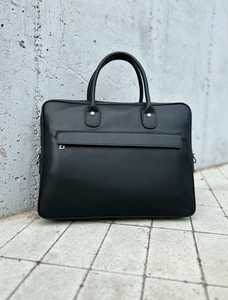 Premium Genuine Leather <b>Men</b> Laptop <b>Bag</b> Large Capacity Lightweight Wholesale OEM Custom Logo Briefcase Business Office Travel - Product Image 5