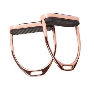 Estribos de equitación ligeros reutilizables de acero inoxidable 304, agarre de seguridad, Flexible, ecuestre, OEM de fábrica, novedad - Product Image 6