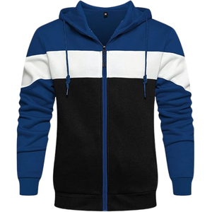 Sudadera con capucha para hombre con cremallera completa y logotipo personalizado de la mejor calidad para invierno de alta calidad - Product Image 5
