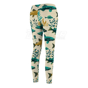 Leggings de pêche pour femmes, taille haute, écologiques, respirants, légers, protection UV, nylon/spandex, pour les activités de plein air estivales - Product Image 4