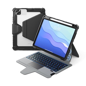 Nillkin trường hợp máy tính bảng ipad chống sốc Bàn phím trackpad cho iPad Air 13 2024/Pro 12.9 với bàn phím - Product Image 1