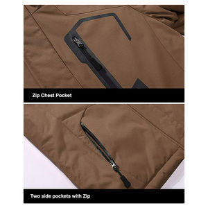 Wholesale Waterproof Winter <b>Men</b> Outdoor <b>Jacket</b> Coat <b>Soft</b> <b>Shell</b> <b>Jackets</b> Outdoor Waterproof <b>Men</b> Windbreaker <b>Men's</b> <b>Jackets</b> - Product Image 4