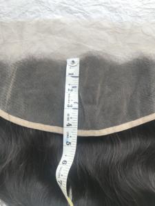 Raw Temple – Extensions de cheveux naturels, dentelle suisse vierge transparente, cheveux humains ondulés, non traités, 13x4, origine indienne - Product Image 5