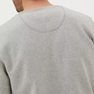 Nueva llegada de los hombres de gran tamaño de ropa informal de etiqueta privada personalizada sudaderas de lana impermeable impreso de punto de manga larga - Product Image 3