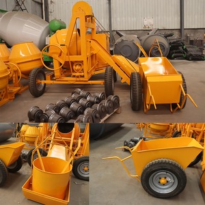 Bétonnière à tambour basculant automatique 500L 700L, machine à ciment diesel portable, prix d'usine, mini bétonnière mobile à essence, petite, à vendre - Product Image 5