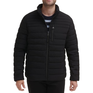 Veste légère en duvet résistant à l'eau pour hommes Poches zippées Veste d'hiver matelassée super douce - Product Image 1