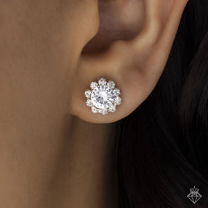 PRAO Anti-Tarnish Solitaire Necklace <b>Set</b> With Earrings - Product Image 3