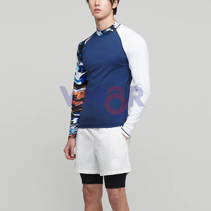 ชุดป้องกันผื่นสำหรับผู้ชายเสื้อผ้าออกกำลังกายแขนยาวพิมพ์ลายได้ตามต้องการ - Product Image 3