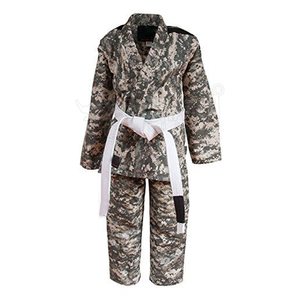 MMA ชุด BJJ/คาราเต้ชุดเย็บปักถักร้อยสไตล์ Unisex ต่อสู้ KICK Boxing มวยไทย Jiu Jitsu ชุด - Product Image 4