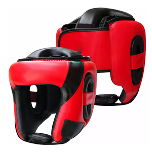 Logotipo personalizado Protector de cabeza Mejor diseño Material de cuero Equipo de boxeo Protector de cabeza Profesionales Protectores de cabeza de seguridad OEM personalizado - Product Image 6