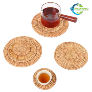 Tendance du moment : assiettes de présentation en rotin tressé, accessoires de table écologiques pour tables modernes - Product Image 5