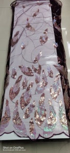 Tela estampada de organza de calidad superior de fabricante indio a precio de exportación - Product Image 5