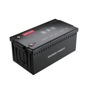 Batterie lithium-ion rechargeable LiFePO4 12V 200Ah à décharge profonde pour camping-car, marine, solaire et hors réseau - Product Image 1