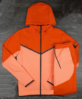 Ensemble de survêtement pour homme avec logo personnalisé, jogging, veste à capuche, pantalon de survêtement et sweat-shirt, ensemble de survêtement 2 pièces pour homme
