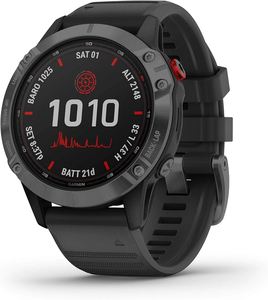 Montre GPS multisports de haute qualité Fenix 6X 6S Pro Solar Edition 5X PLUS 5 Sapphire noire - Product Image 3