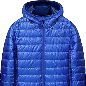 Parka de ski d'hiver en toile légère et imperméable, coupe-vent, respirante et écologique, avec fermeture à glissière, à capuche chaude pour hommes, veste haute - Product Image 1