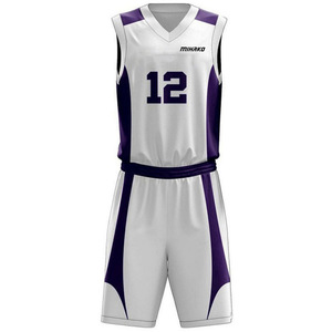 Venta al por mayor 100% Poliéster Reversible Baloncesto Jersey Diseño personalizado Equipo deportivo Uniforme Tallas grandes Opciones disponibles Estilo conjunto - Product Image 2