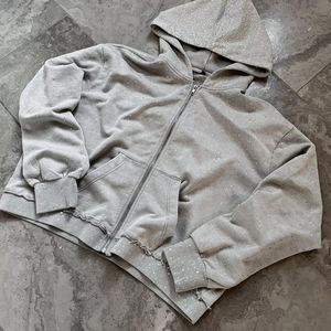 Le Pakistan a fabriqué des sweats à capuche en strass pour hommes 100% coton prix de gros bon marché pour l'hiver - Product Image 2