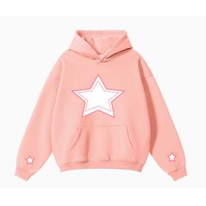 Sweat-shirt à capuche surdimensionné en molleton français de bonne qualité, 100% coton, à bas prix, avec logo personnalisé imprimé en relief pour hommes - Product Image 5