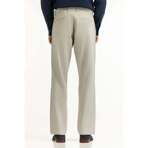 Pantalones Caqui de Algodón 100% para Hombre, Corte Slim Fit, Estilo Oxford, Cierre de Cremallera, Casual Elegante, Nuevos Pantalones de Negocios MN-TRC-WS25-017 - Product Image 2