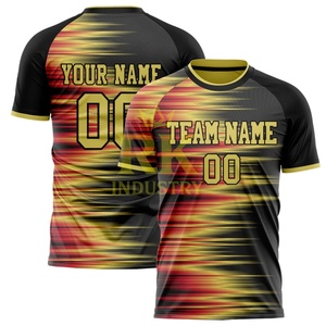 Envío Inmediato Camisetas de Fútbol Sublimadas Personalizadas de la Mejor Calidad Manga Corta Cuello Redondo Ajuste Atlético Diseño Personalizado Disponible 100% - Product Image 3