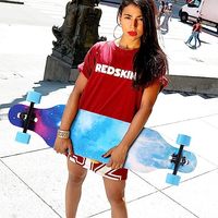 Longboards de qualité supérieure fabriqués par des fabricants de renom, personnalisés, en bois d'érable canadien, 43 x 9 pouces, 7 plis, longboards de croisière, patins