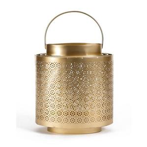 Wooden Top and Base With Metal Frame <b>Lanterns</b> for Home Decoration <b>Candle</b> <b>Holder</b> <b>Lanterns</b> With Medium Size 8 X 8 X 16.5 cm - Product Image 4