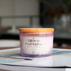 Aromatic Set - Diffuser with Sticks 400ml - Cherry and Hazelnut + White Jar <b>Scented</b> <b>Candle</b> 100g - Fig and <b>Roses</b> Fragrance - Product Image 3