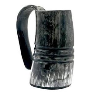 Vente en gros de corne faite à la main de Viking klaxon de service klaxon à boire vente à chaud produit de boisson tasse en corne pour la maison hôtel restaurant - Product Image 2