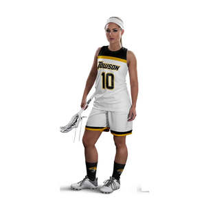 ชุดทีมลาครอสขายส่งเหล่านี้ได้รับการออกแบบตามสั่งด้วยโลโก้ ชื่อ และหมายเลข โดยโรงงานผลิตชุดกีฬาแบบ OEM - Product Image 5