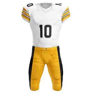 Meilleurs derniers vêtements de sport américains Uniformes de football américain Style maillots de football et uniforme Ensemble de 2 pièces - Product Image 5