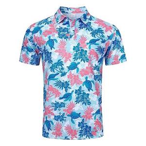 2024 nouveau Design hommes séchage rapide pour Polo t-shirts décontracté à manches courtes grande taille broderie Logo Sublimation impression solide blanc - Product Image 2
