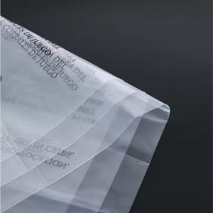 GRS Petit organisateur en plastique transparent réutilisable et recyclé Emballage de vêtements avec logo imprimé personnalisé Sacs à fermeture éclair en PE-BD avec curseur - Product Image 6