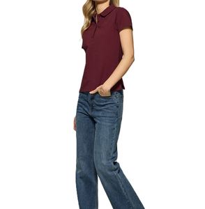 Mode moderne décontractée pour femmes pour polos Utilisation quotidienne confortable avec des tissus doux et respirants de qualité supérieure Motif solide - Product Image 4