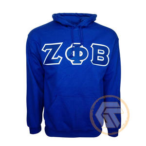 ออกแบบเสื้อฮู้ดดี้ของคุณเองสำหรับฤดูหนาว แบรนด์ Zeta Phi Beta สำหรับผู้หญิง แบบสั่งทำขายส่ง เสื้อผ้าชมรมนักศึกษา ระบายอากาศได้ดี ผลิตจากผ้าฝ้ายผสมโพลีเอสเตอร์ - Product Image 4