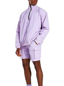 เสื้อกันลมกันน้ำสำหรับผู้ชายและผู้หญิงแจ็คเก็ตสตรีทแวร์สีทึบออกแบบได้ตามต้องการ - Product Image 4