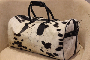 100% Pure Cowhide Luxury Duffle <b>Bag</b> Wheels Large Capacity Durable for Travel Sports Overnight Weekender Sports Duffel <b>Bag</b> - Product Image 1