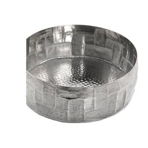 Bols de service en métal faits à la main de forme ronde avec finition martelée parfaits pour les nouilles, les salades et les événements de mariage - Product Image 6