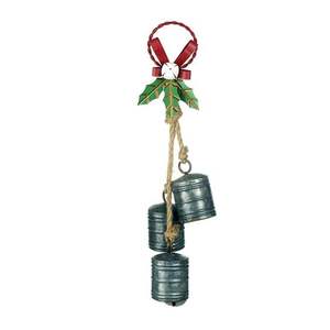 OEM ODM elegante campana de latón forma personalizada galvanizado jardín colgante artesanía adornos de Navidad decoración precio bajo diseñador decorativo - Product Image 5
