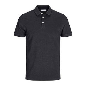 Polo de manga corta a rayas para hombre, Polo de piqué de algodón de corte regular para hombre - Product Image 6