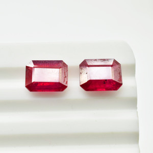 Haute qualité Pigeon sang rubis pierre précieuse octogone naturel à facettes 8X10 MM taille toutes les tailles disponibles diamant matériel - Product Image 2