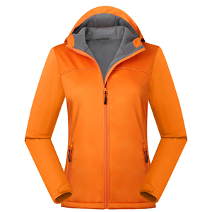 Chaqueta Softshell con capucha para mujer, abrigo impermeable a prueba de viento para exteriores, chaqueta Softshell para mujer, Forro cálido - Product Image 1