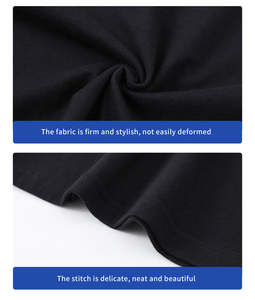 T-shirts unis pour hommes Tissu confortable en coton Tenue quotidienne décontractée OEM ODM Fournisseur de gros direct usine T-shirts avec logo personnalisé - Product Image 4