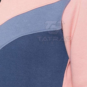 Conjunto Deportivo Informal con Capucha para Mujer, Tendencia de Invierno, con Bolsillos Laterales, Color Sólido en Contraste, Corte Regular - Product Image 5