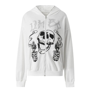 Sudadera con capucha de algodón unisex personalizada de alta calidad con logotipo de diamantes de imitación patrón sólido ropa de abrigo de invierno para hombres fabricante directo de fábrica - Product Image 1