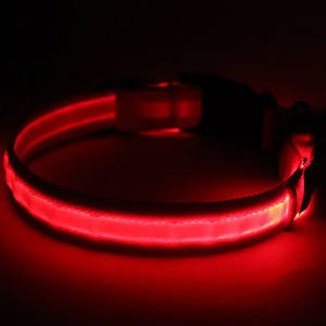 Collier et laisse pour chien à LED clignotants personnalisés de qualité supérieure, produits de qualité supérieure, vente en gros, échantillon gratuit, collier lumineux - Product Image 1