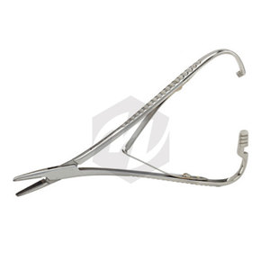 Portaagujas Mathieu, instrumentos médicos quirúrgicos, controlador de aguja de bloqueo de acero inoxidable, herramienta de mango de trinquete, sutura Dental de 14cm - Product Image 2